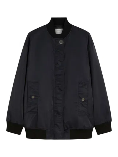 Sportmax 'agape' Bomber Jacket In Black