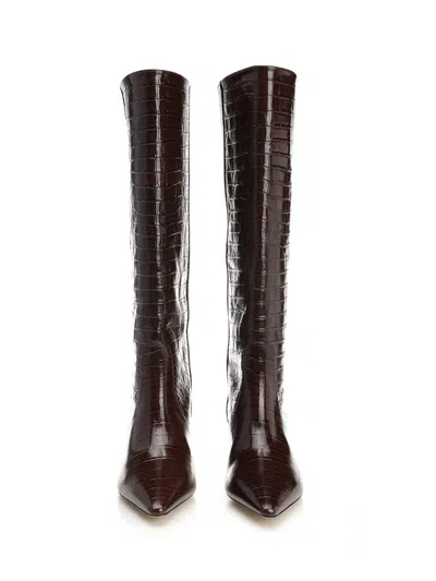 Stuart Weitzman 50mm Naomi Boots In Brown
