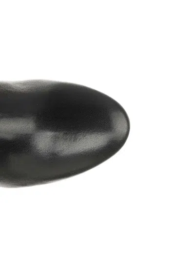 Stuart Weitzman Babette Leather Booties In Black