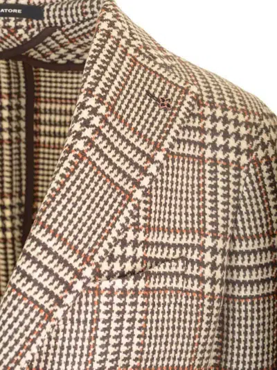 Tagliatore Classic Two-button Montecarlo Blazer In Neutral