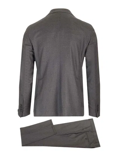 Tagliatore Vesuvio Dresses Grey In Gray