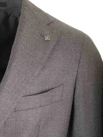 Tagliatore Vesuvio Dresses Grey In Gray