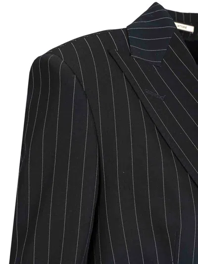 Tagliatore Bertha Long Blazer In Blue