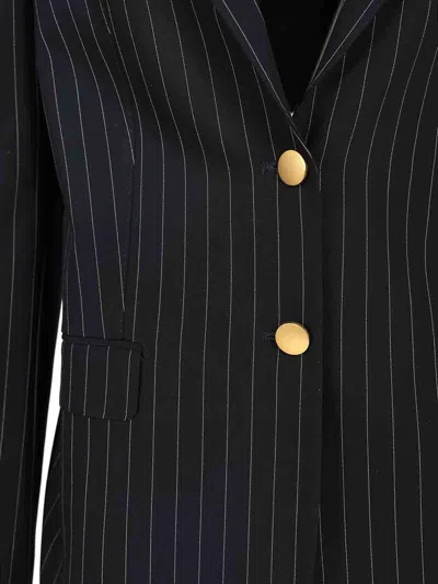 Tagliatore Bertha Long Blazer In Blue