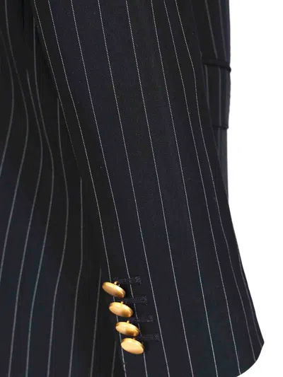 Tagliatore Bertha Long Blazer In Blue