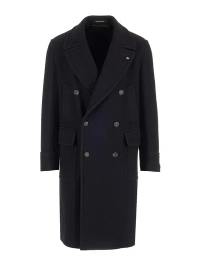Tagliatore Sherry Wool Coat In Blue