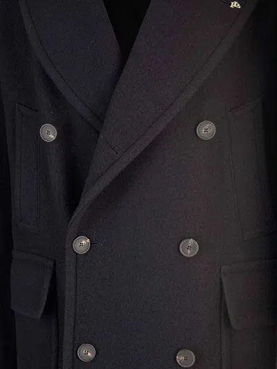 Tagliatore Sherry Wool Coat In Blue