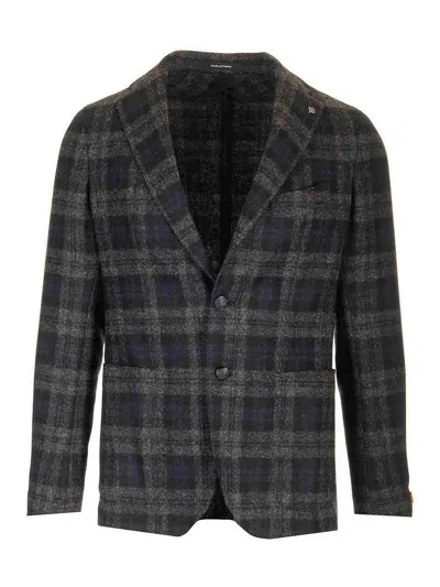 Tagliatore Classic Two-button Montecarlo Blazer In Blue