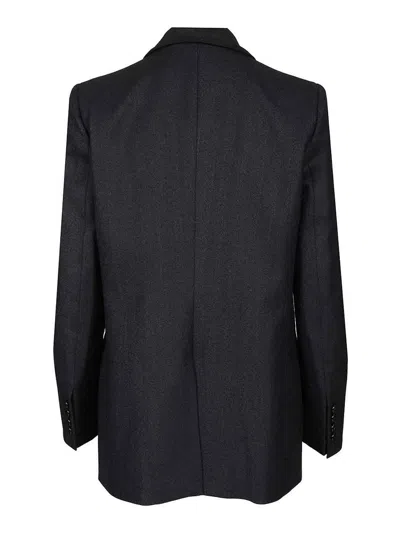 Blazé Milano Maine Everyday Double Blazer Jackets Blue In Black