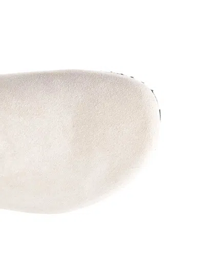 Wud Suede Clogs In Neutral