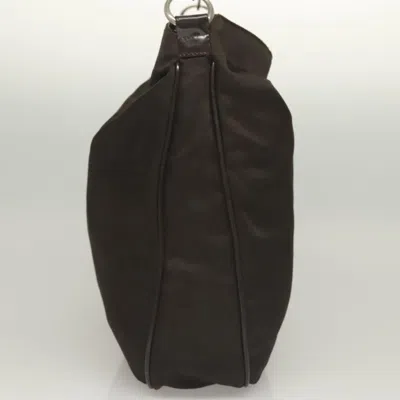 Pre-owned Gucci Bamboo Brown Nylon Tote Bag ()