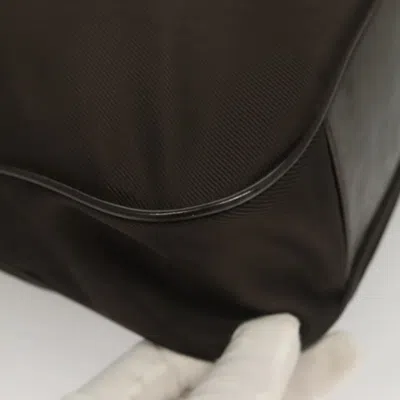 Pre-owned Gucci Bamboo Brown Nylon Tote Bag ()