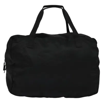 Pre-owned Gucci Duffle Black Canvas Tote Bag ()