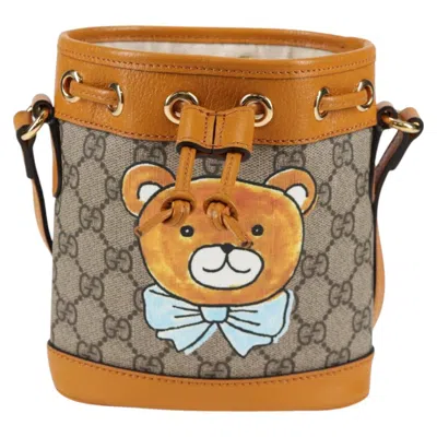 Pre-owned Gucci Gg Canvas Beige Canvas Shoulder Bag ()