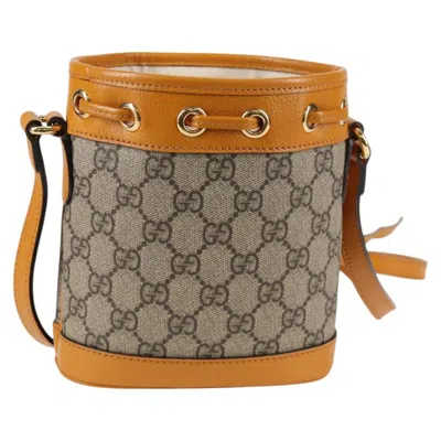 Pre-owned Gucci Gg Canvas Beige Canvas Shoulder Bag ()