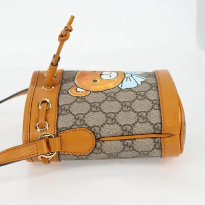 Pre-owned Gucci Gg Canvas Beige Canvas Shoulder Bag ()