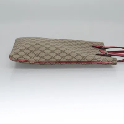 Pre-owned Gucci Gg Canvas Beige Canvas Tote Bag ()