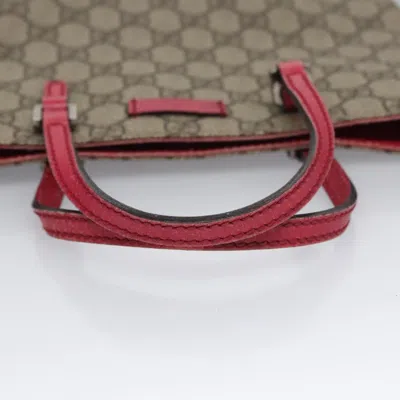 Pre-owned Gucci Gg Canvas Beige Canvas Tote Bag ()