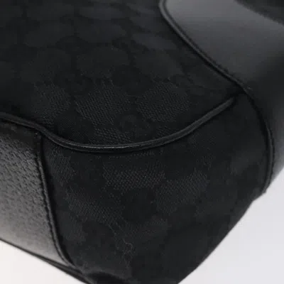 Pre-owned Gucci Gg Canvas Black Canvas Shoulder Bag ()