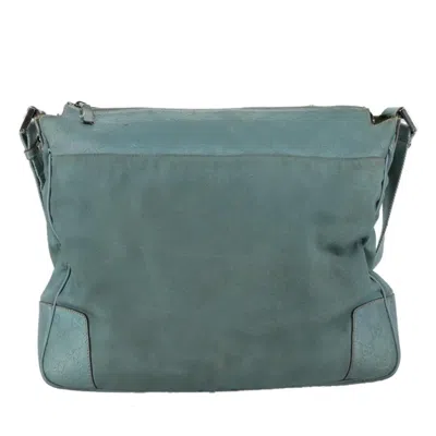 Pre-owned Gucci Gg Canvas Turquoise Canvas Shoulder Bag ()