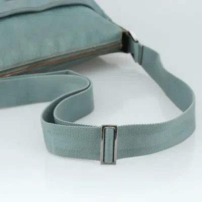 Pre-owned Gucci Gg Canvas Turquoise Canvas Shoulder Bag ()