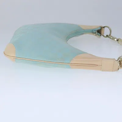 Pre-owned Gucci Hobo Blue Canvas Shoulder Bag ()