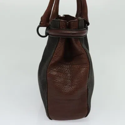 Pre-owned Gucci Horsebit Brown Canvas Tote Bag ()