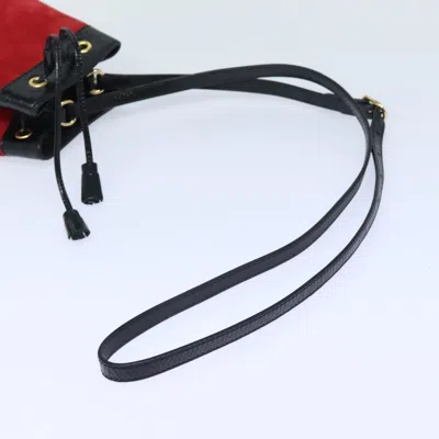 Pre-owned Gucci Ophidia Red Suede Shoulder Bag ()