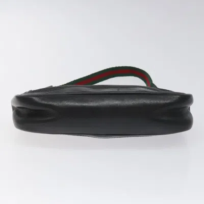 Pre-owned Gucci Sherry Black Canvas Clutch Bag ()