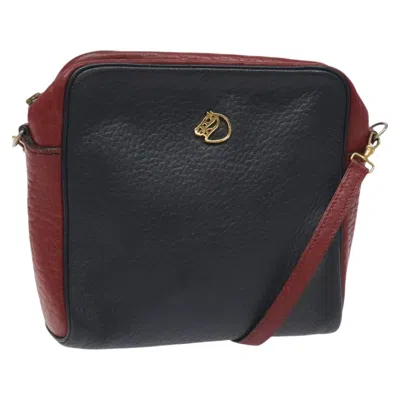 Pre-owned Hermes Hermès -- Navy Leather Shoulder Bag ()