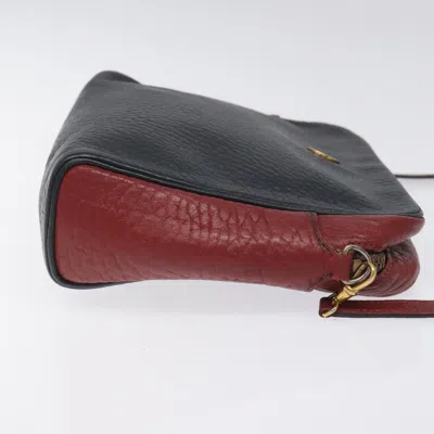 Pre-owned Hermes Hermès -- Navy Leather Shoulder Bag ()