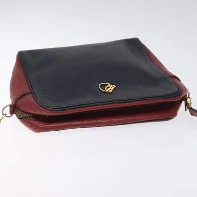 Pre-owned Hermes Hermès -- Navy Leather Shoulder Bag ()