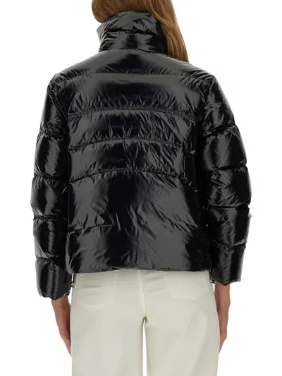 Colmar Piumino Glossy Con Collo Alto In Black