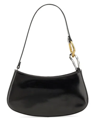 Staud Ollie Zip Leather Shoulder Bag