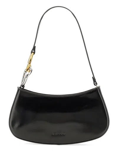 Staud Ollie Zip Leather Shoulder Bag