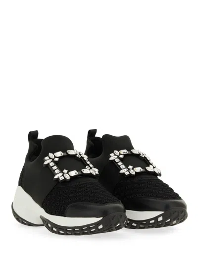 Roger Vivier "viv' Run" Fabric Sneaker