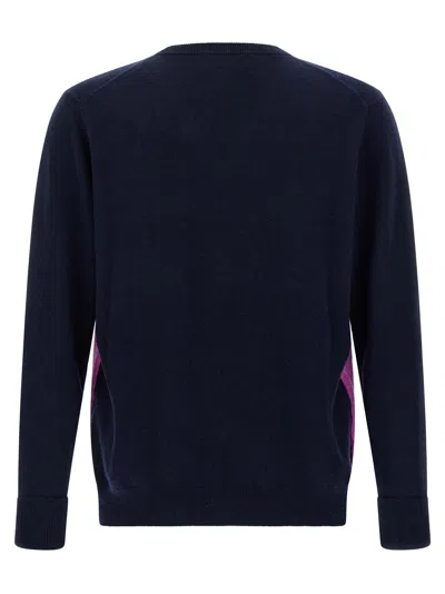 Ballantyne Argyle Pattern Sweater Sweaters And Cardigans Blue In Blue
