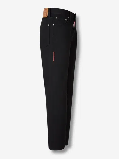 Dsquared2 Dsquared Black Denim Dsquared X Magliano Protesta 642 Jeans In Black