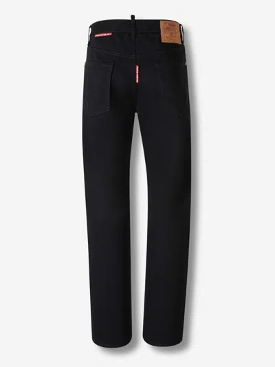 Dsquared2 Dsquared Black Denim Dsquared X Magliano Protesta 642 Jeans In Black