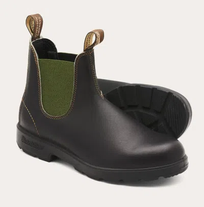 Blundstone Original 519 Chealsea Boots Mens 4.5 Stout Brown Leather Ankle Khd628 In Black
