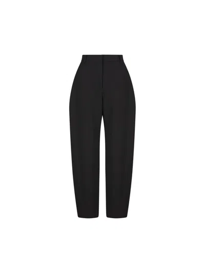 Givenchy Cocoon Tailored Pants In Wool In Black