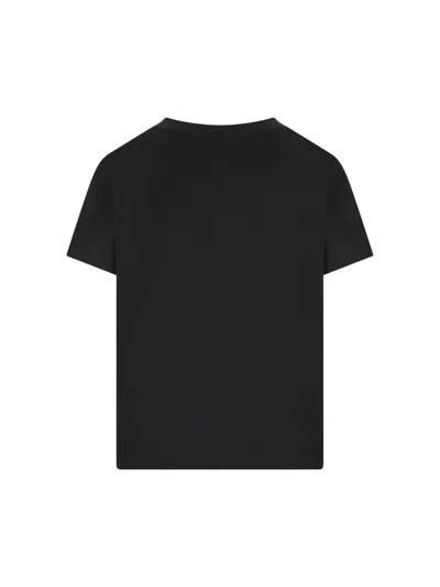 Givenchy Crew-neck Short Sleeve Graphic Cotton T-shirt In Black