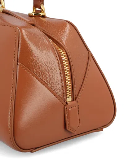 Givenchy Calf Leather Shoulder Bag In Brown