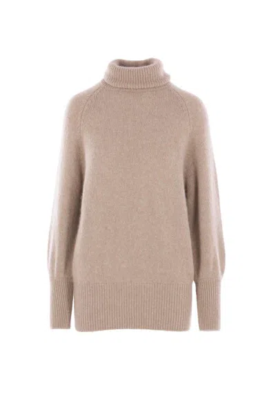Dušan Turtleneck Ribbed-hem Sweater In Brown