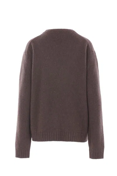 Dušan Crew-neck Cashmere Sweater In Brown