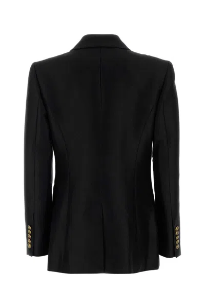 Zimmermann Black Wool Blend Hypnotic Blazer In Black