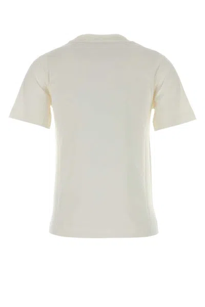 Burberry Graphic Print Crew Neck Short Sleeve Top In Gray