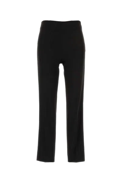 Pt Torino Slate Stretch Polyester Gioia Pant In Black