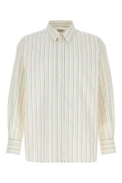 Saint Laurent Cassandre Shirt And Blouse White In White