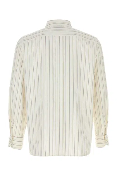 Saint Laurent Cassandre Shirt And Blouse White In White